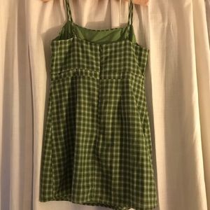 Urban Outfitters Dresses - Green plaid spaghetti strap dress Urban Outfitters Dresses - Green plaid spaghetti strap dress